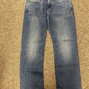 Mens 7 for all mankind waist 32 length 30. Faded straight leg